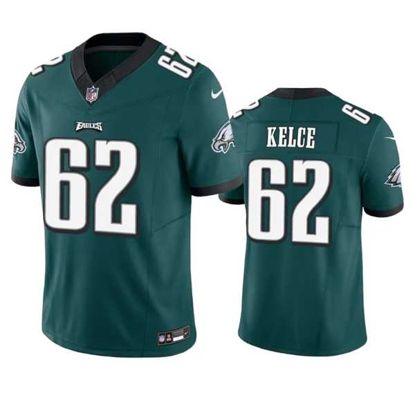 Men & Women & Youth Philadelphia Eagles #62 Jason Kelce Green 2023 F.U.S.E. Vapor Untouchable Limited Stitched Jersey,We sell and wholesale Men & Women & Youth Philadelphia Eagles #62 Jason Kelce Green 2023 F.U.S.E. Vapor Untouchable Limited Stitched Jersey on line form chian!